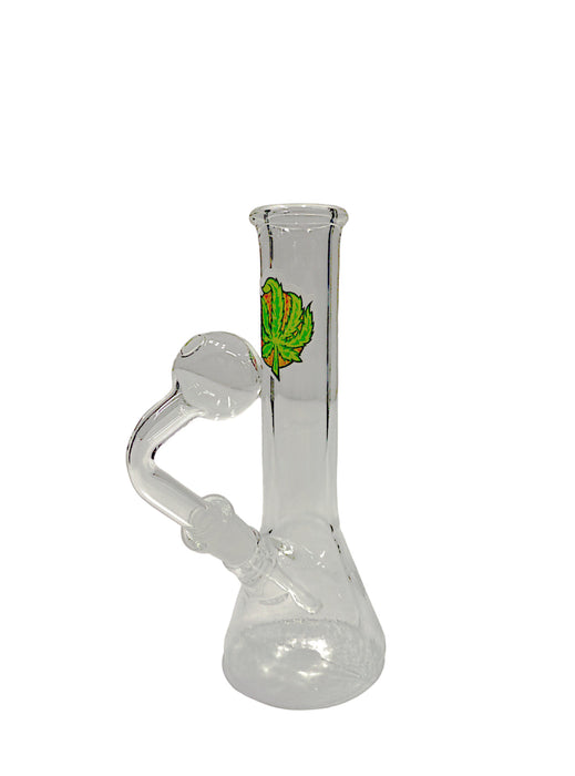 G/G 10mm Beaker Shape OB Water Pipe -Assorted Stickers