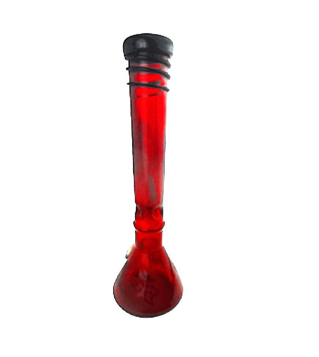 16" Soft Glass Water Pipe (Assorted Colors)