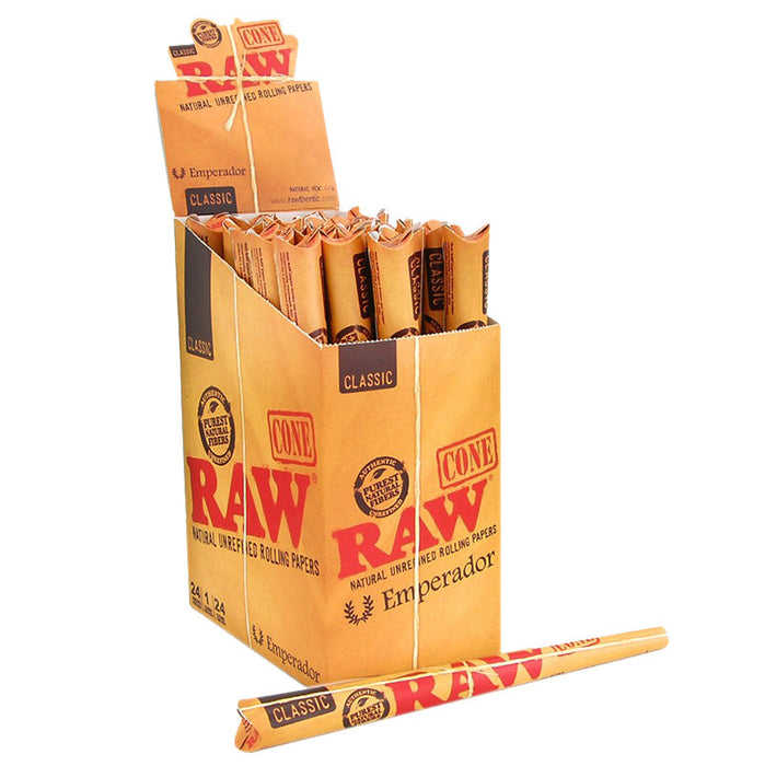 Raw Classic Emperador Pre-Rolled Cone (1 Cones per Pack/24 Packs/Display)