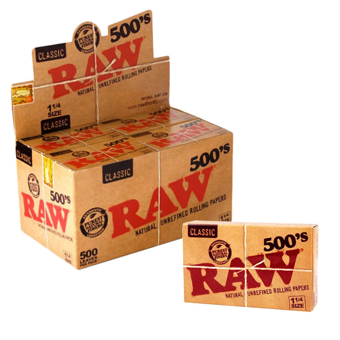Raw Classic 500's 1 1/4" Rolling Paper