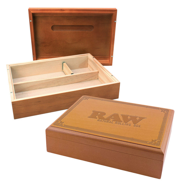 Raw Natural Large Rolling Box