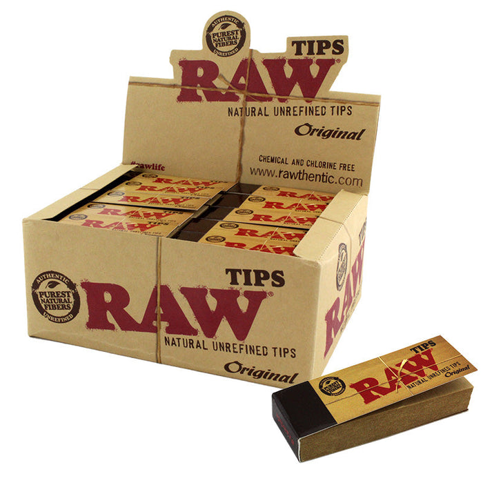 Raw Original Unbleached Tips (50 per box)