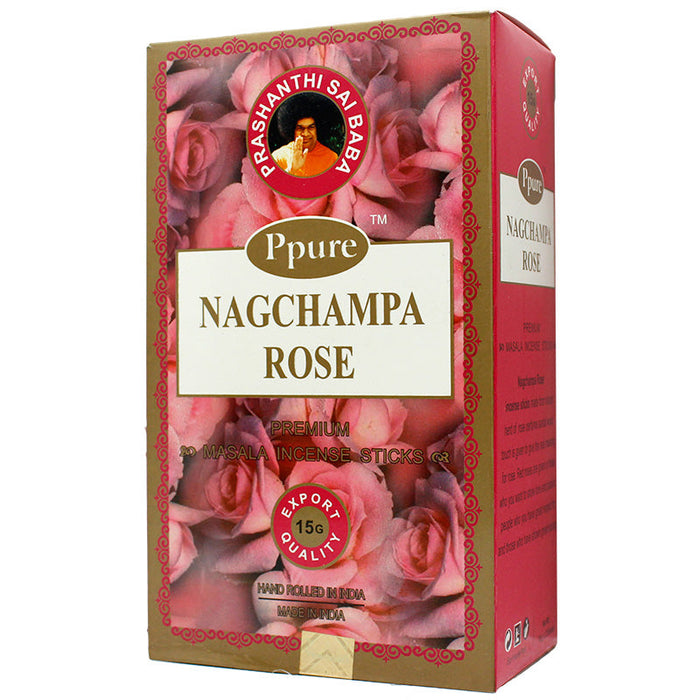 Ppure NagChampa Rose 15g Incense