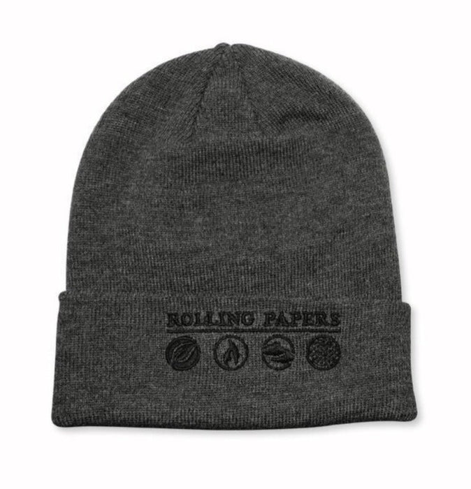 Rolling Papers Grey Knit Beanie