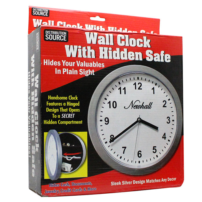 Wall Clock Hidden Safe