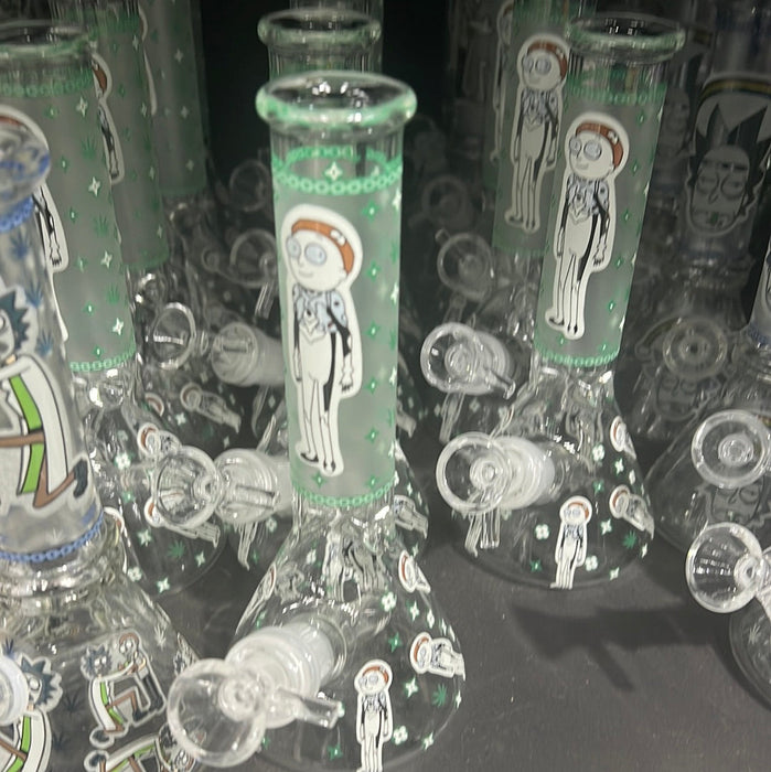 8" R & M Mini Beaker Glass Water Pipe