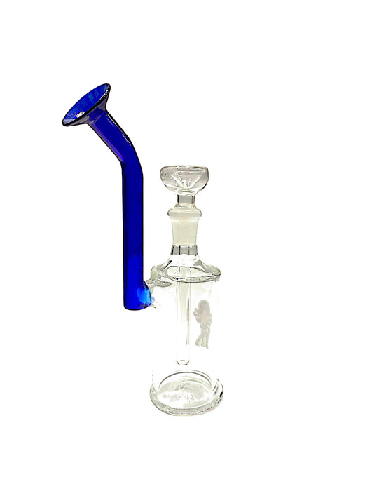 G/G 14mm Showerhead  Glass Water Pipe - Assorted Stickers