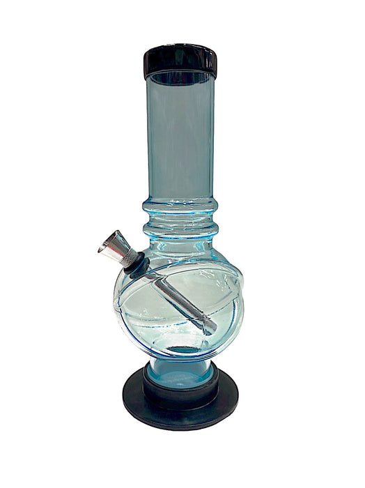 8" Swirl Single Bubble Acrylic Water Pipe