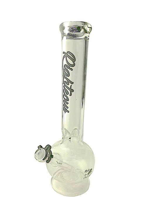 12" Righteous Bubble Base Glass Water Pipe