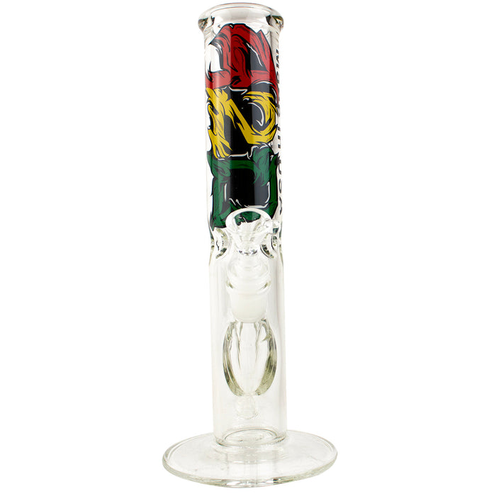 14" 420 Straight Tube Ice Catcher Glass Water Pipe