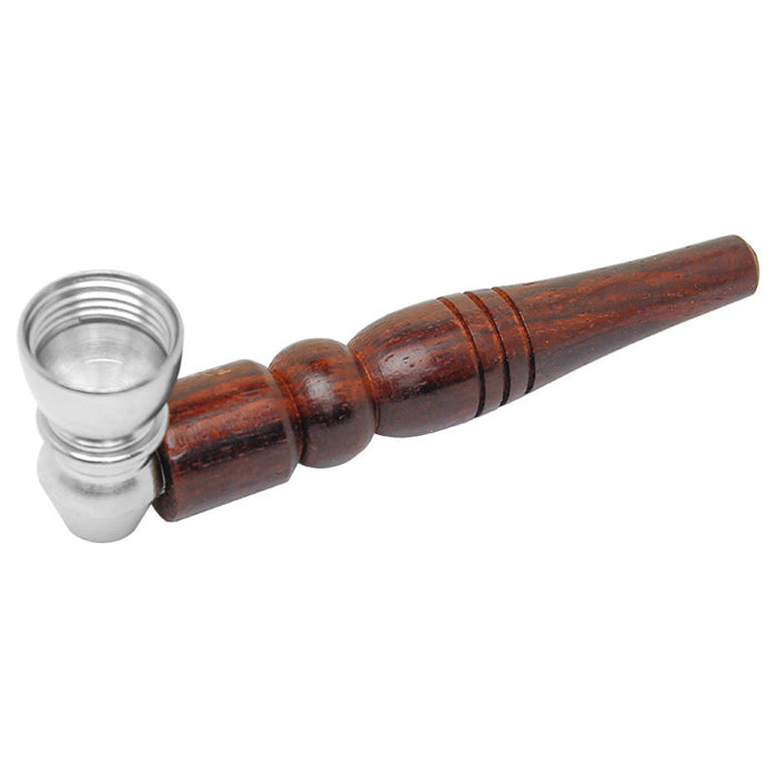 4" Basic Wooden Hand Pipe