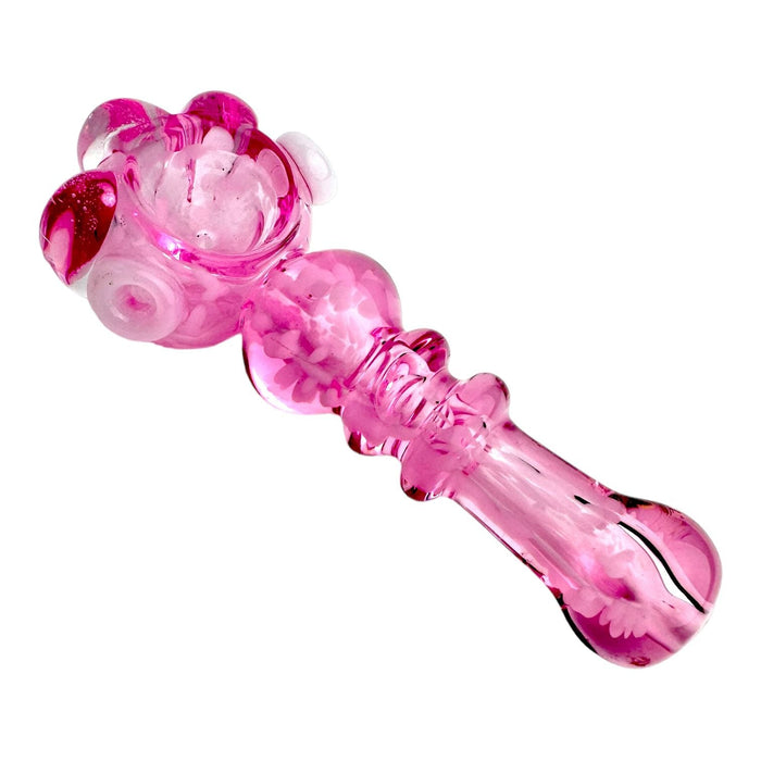 5" Pink Girly Glass Hand Pipe