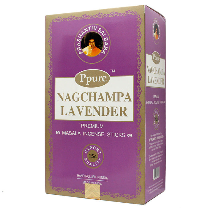 Ppure NagChampa Lavender 15g Incense