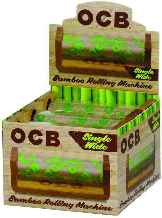 OCB Rolling Machine Bamboo Single Wide - 6/Display