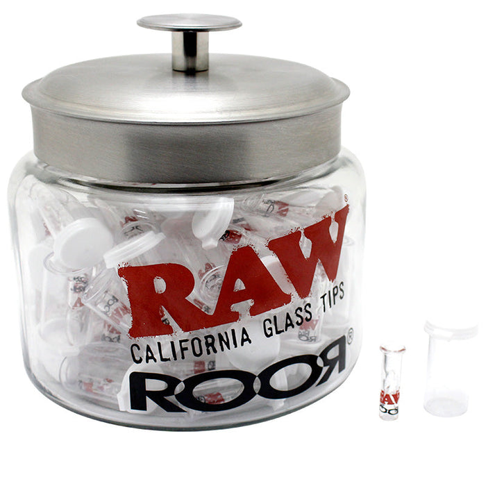 Raw x Roor Glass Tip Jar 75ct