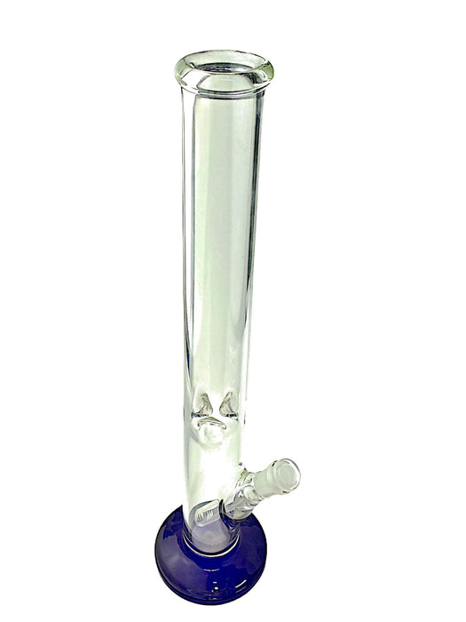 18" Straight Vase Glass Water Pipe