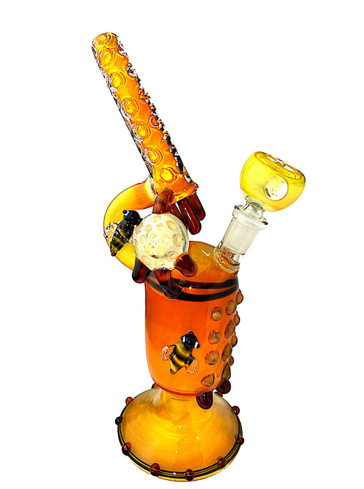10" Bee Magnify Scope Water Pipe