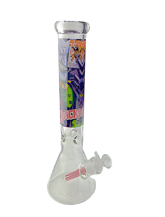 14.5" Glass Beaker GG BW Water Pipe