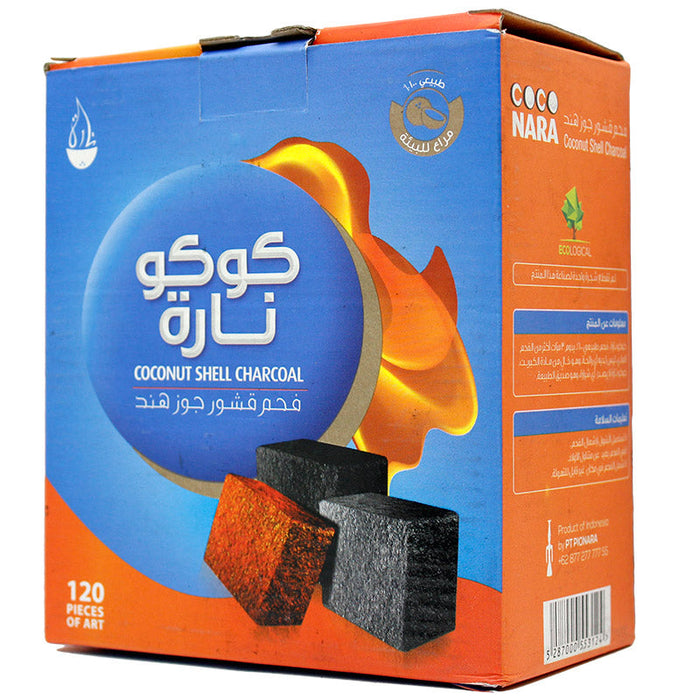 Coco Nara Hookah Charcoal 120 L Cubes