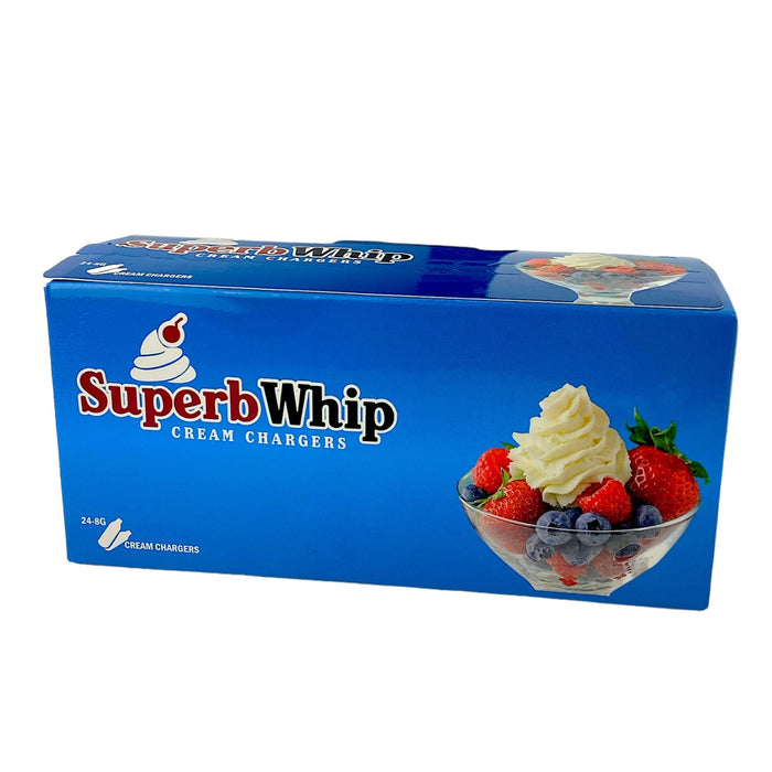 Superb Whip Cream Charger 24 ct x 25 Pack