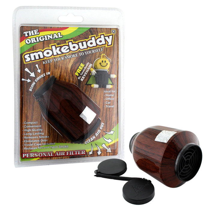 Smokebuddy Original Wood Grain Personal Air Filter