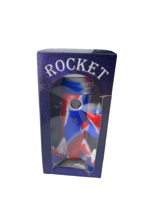 7.5" Rocket Silicone Water Pipe With Box
