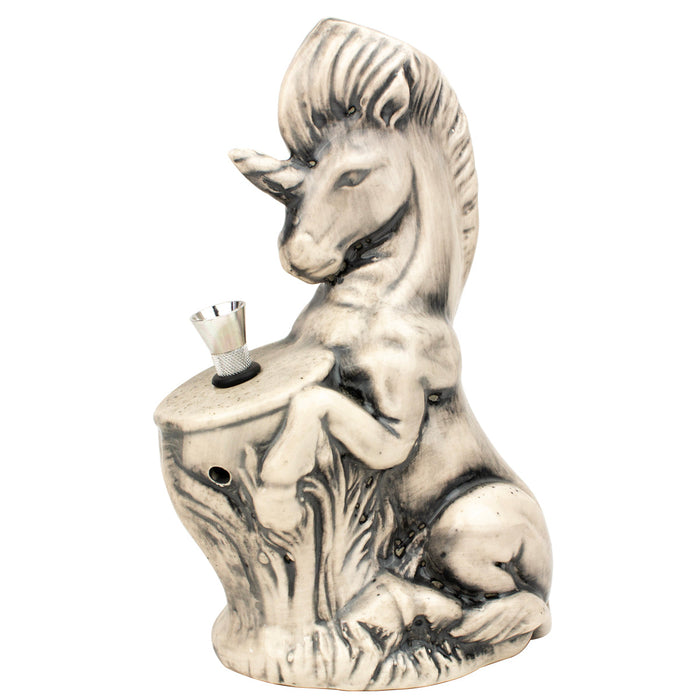 8" Unicorn Ceramic Water Pipe