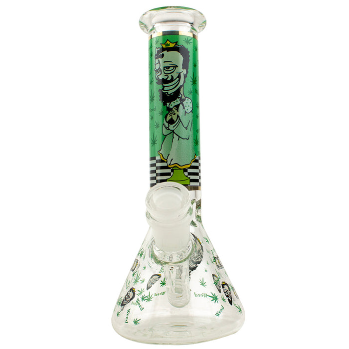 8" Weed King Beaker Glass Water Pipe