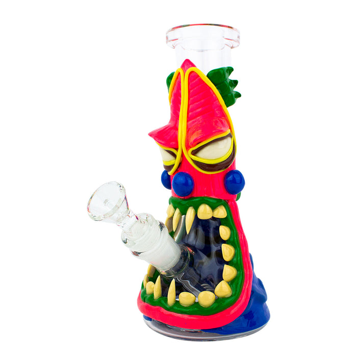 8" 3D Monster Glass Beaker Water Pipe