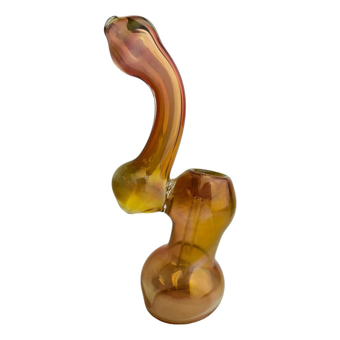 8" Fumed Bubbler Glass Hand Pipe - Assorted colors