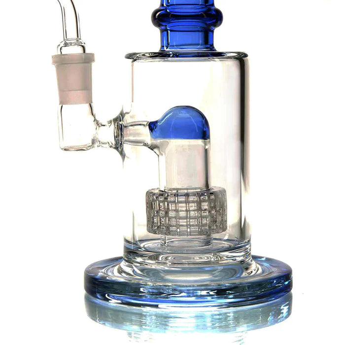 9" Bent Neck Matrix Glass Water Pipe. Assorted Colors