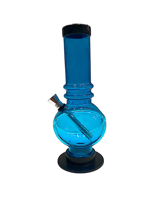8" Swirl Single Bubble Acrylic Water Pipe
