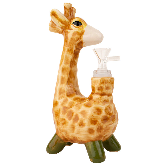 9" Giraffe Novelty Ceramic Hand Pipe