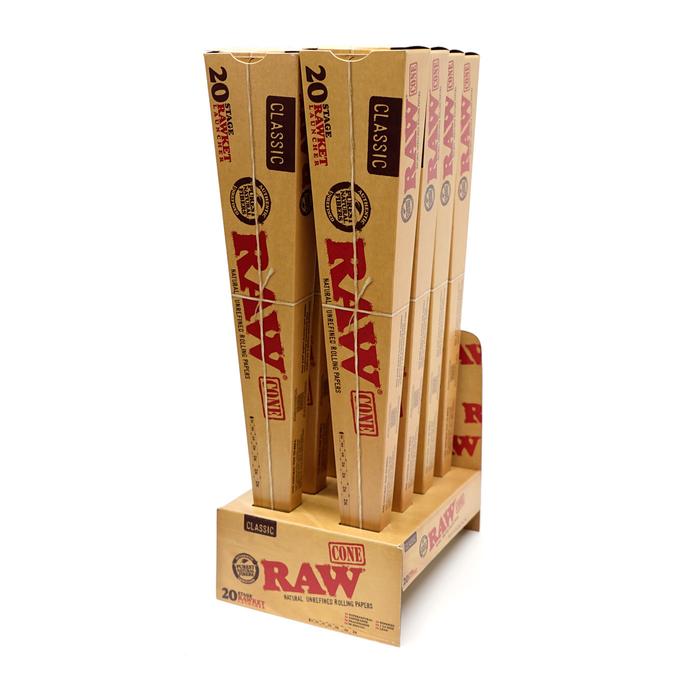 Raw Classic 20 Stage Rawket Pre-Rolled Cone