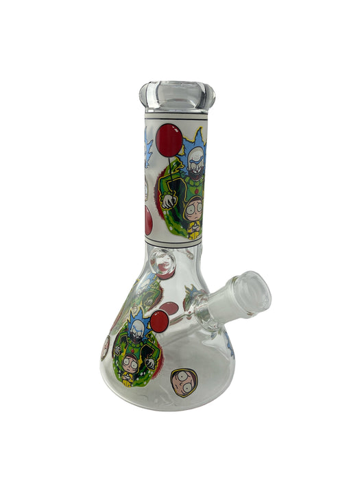 8" Character Beaker Glass Water Pipe