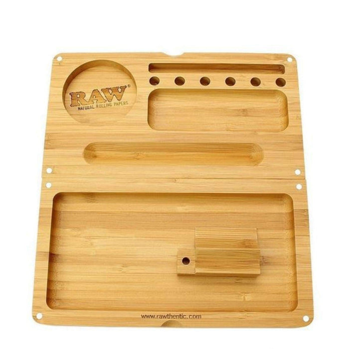Raw Backflip Magnetic Bamboo Rolling Tray