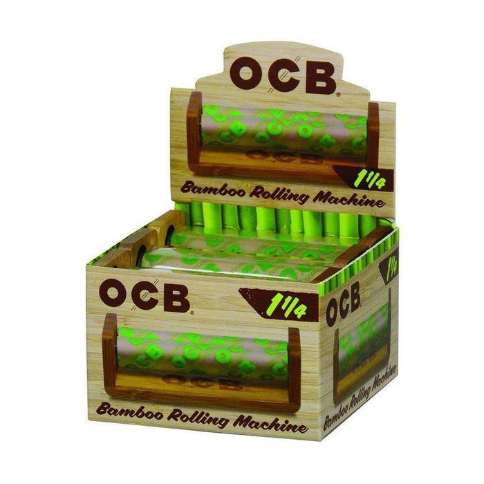 OCB Rolling Machine Bamboo 1 1/4" - 6/Display