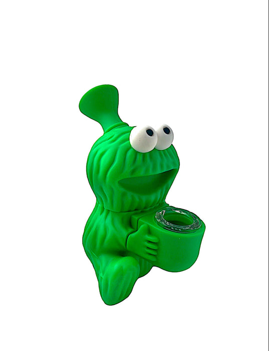 4" Mini Monster Silicone 2pc Water Pipe