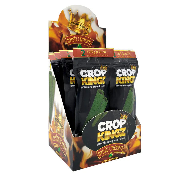 Crop Kingz Premium Organic Hemp Cones - 109mm (Display of 400)