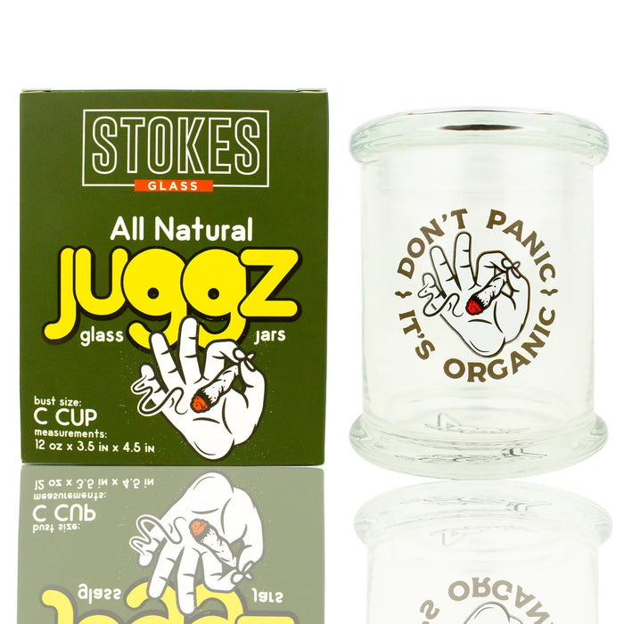 Stokes Juggz Glass Jars - Don’t Panic