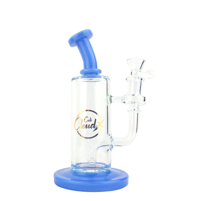 Cali Cloud X - 8" Straight Tube Bent Neck - Glass Water Pipe