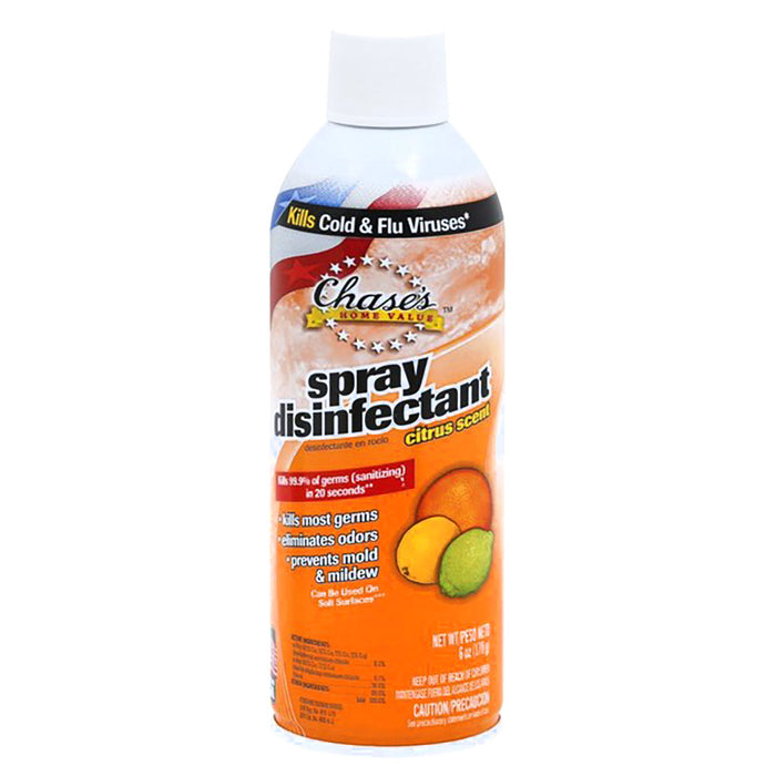 Chases Spray Disinfectant 6oz Safe Can