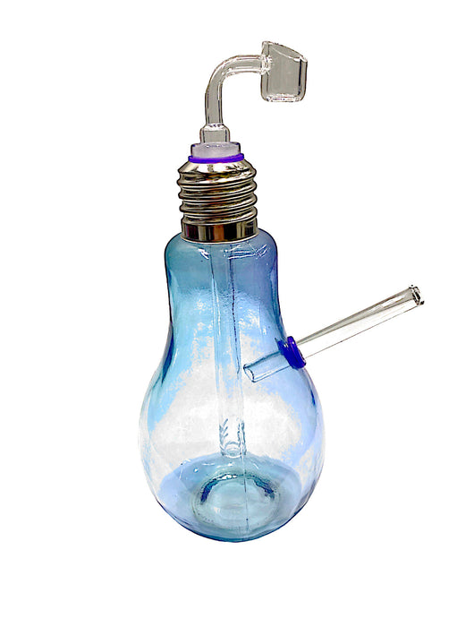 Large Light Bulb Oil Burner Bubbler Water Pipe