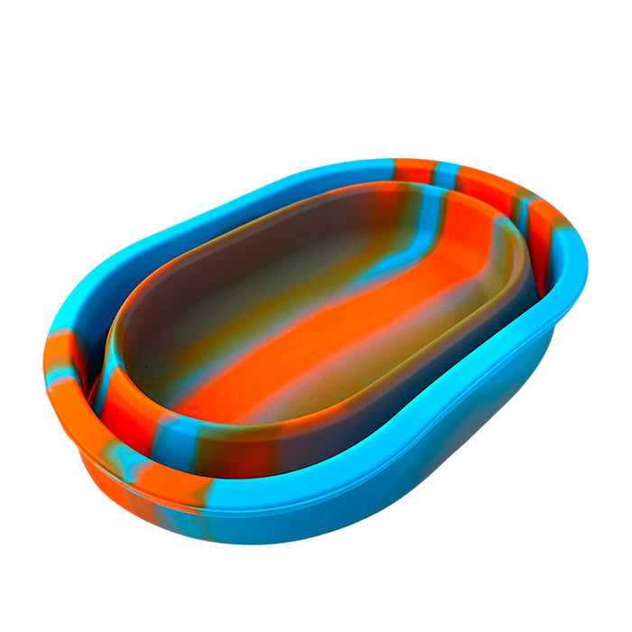 Oval Silicone Tray - Assorted Colors