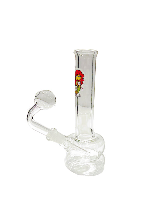 G/G 10mm Double Bubble OB Water Pipe -Assorted Stickers