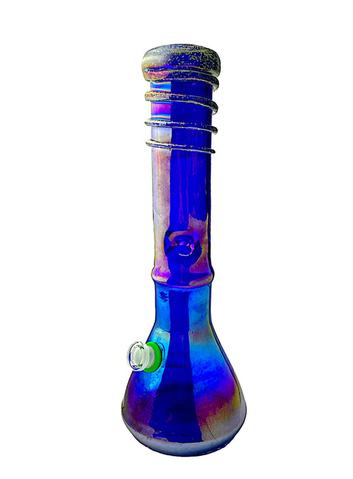 14" Swirl Design Beaker Water Pipe