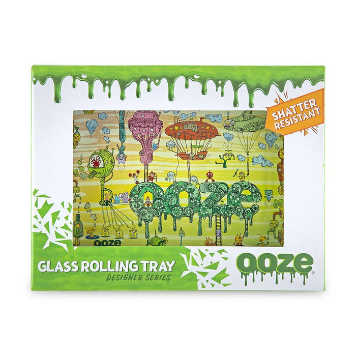 The Works Ooze Glass Rolling Tray
