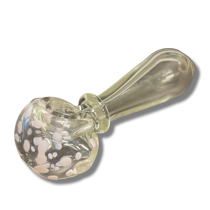 4" Frit Slime Spotted Glass Hand Pipe