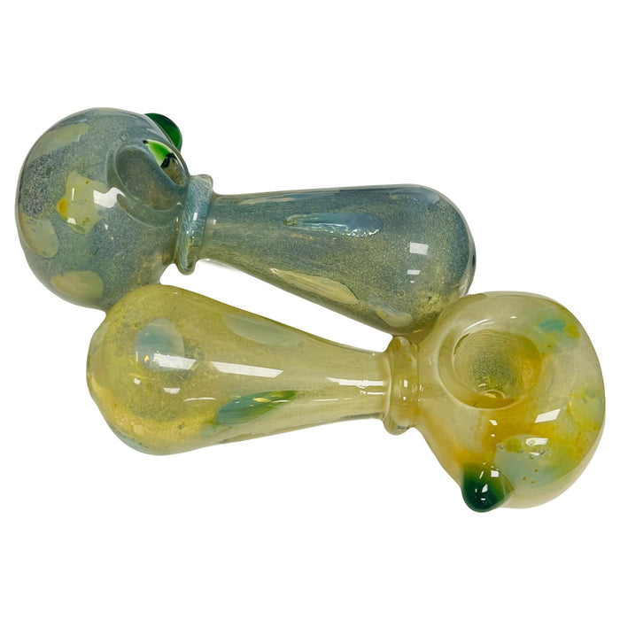 4.5" Spoon Ring 1 Bump - Glass Hand Pipe (Assorted Colors)
