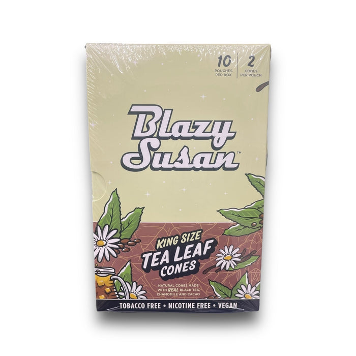 Blazy Susan King Size Cones Tea Leaf (10 Pouches x 2 per Pouch)